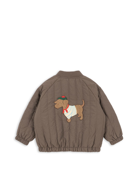 [Konges slojd]Juno Terry Bomber Jacket - Walnut