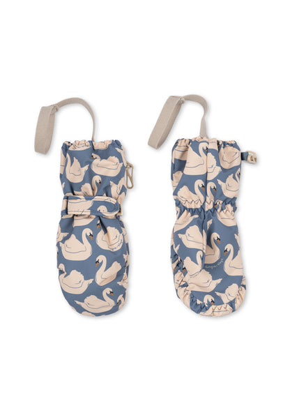 [Konges slojd] Nohr Snow Mittens - Swan