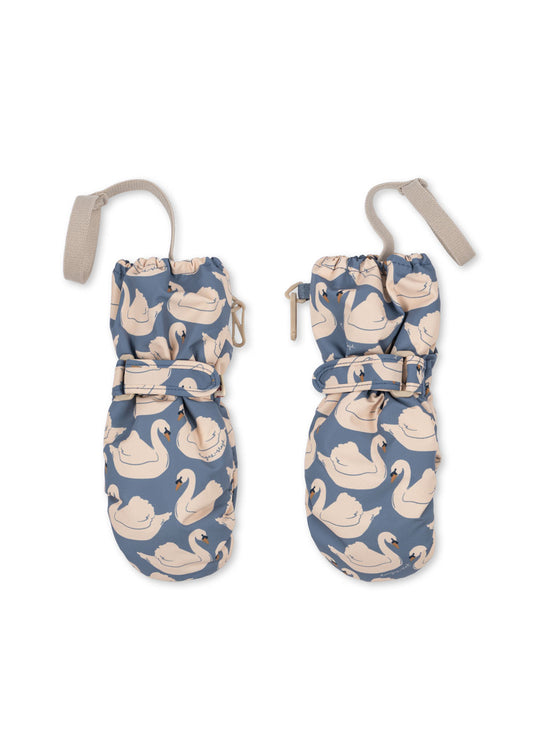 [Konges slojd] Nohr Snow Mittens - Swan