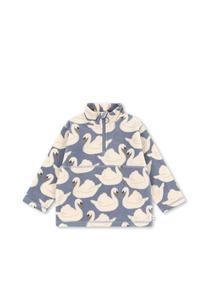[Konges slojd]Tavi Fleece Swantshirt GRS - Swan