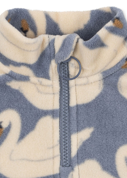 [Konges slojd]Tavi Fleece Swantshirt GRS - Swan