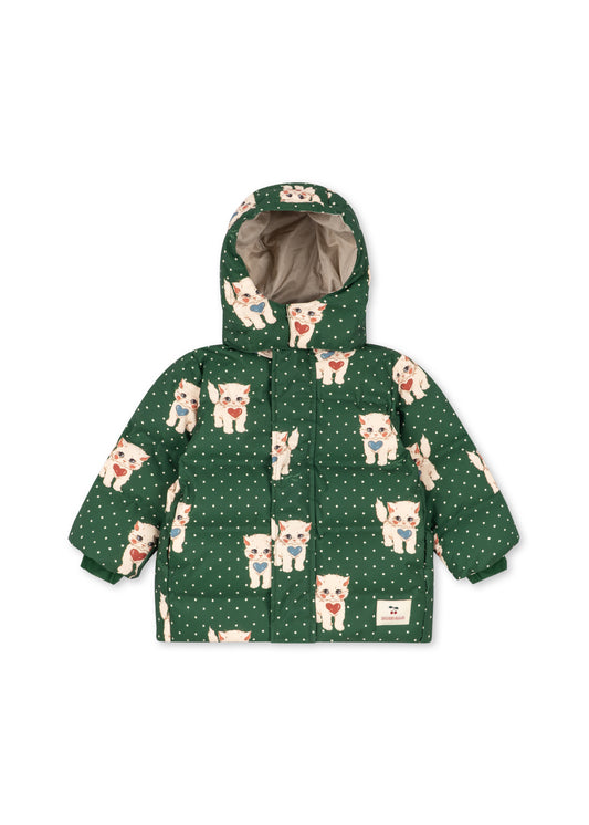 [Konges slojd]Magnum Down Jacket Print GRS - Dot Miao Verde