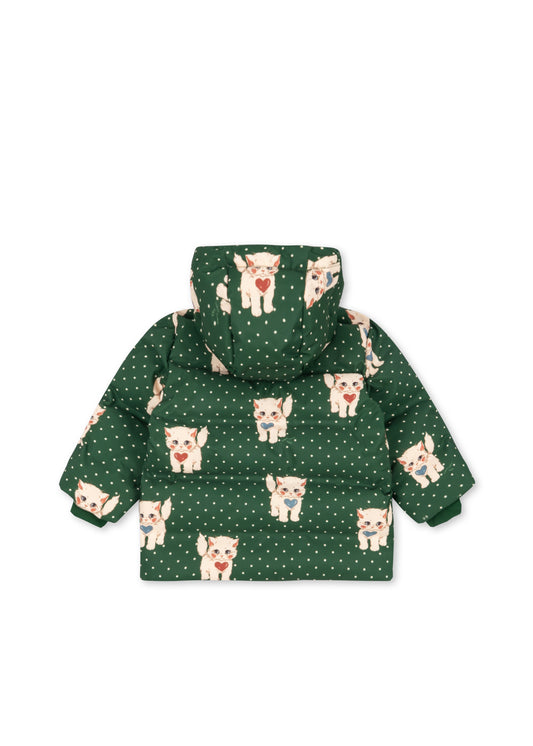 [Konges slojd]Magnum Down Jacket Print GRS - Dot Miao Verde
