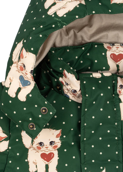 [Konges slojd]Magnum Down Jacket Print GRS - Dot Miao Verde