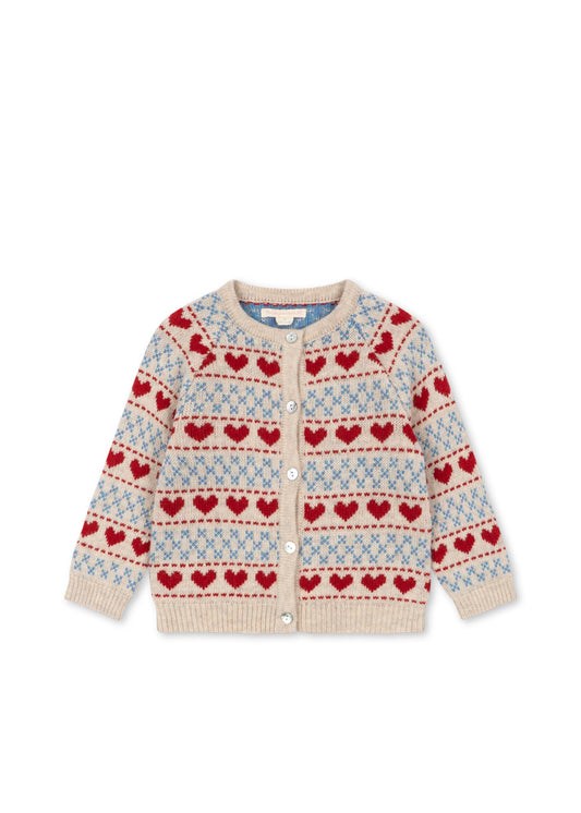 [Konges slojd] Belou Cardigan -Heart