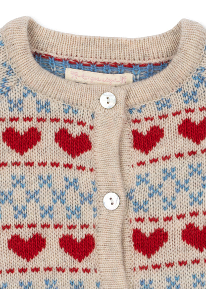 [Konges slojd] Belou Cardigan -Heart