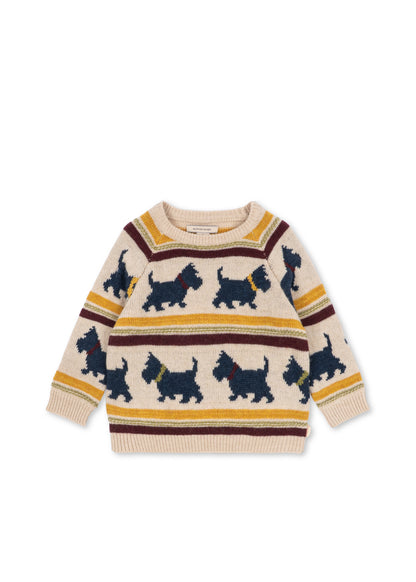 [Konges slojd]Belou Knit Sweater - Piccolo Scottie