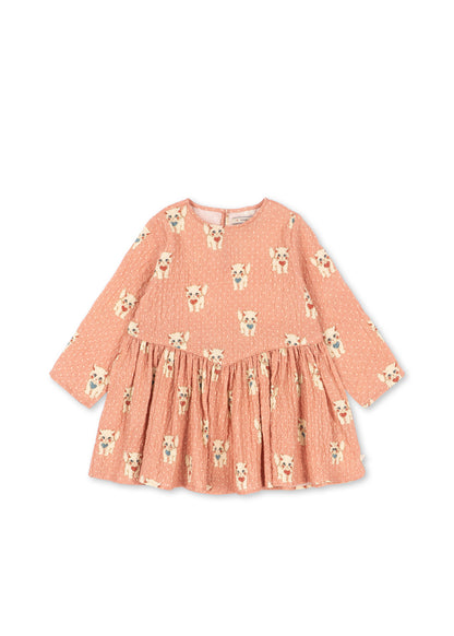 [Konges slojd]Elin Dress GOTS - Ciao Miao Rose