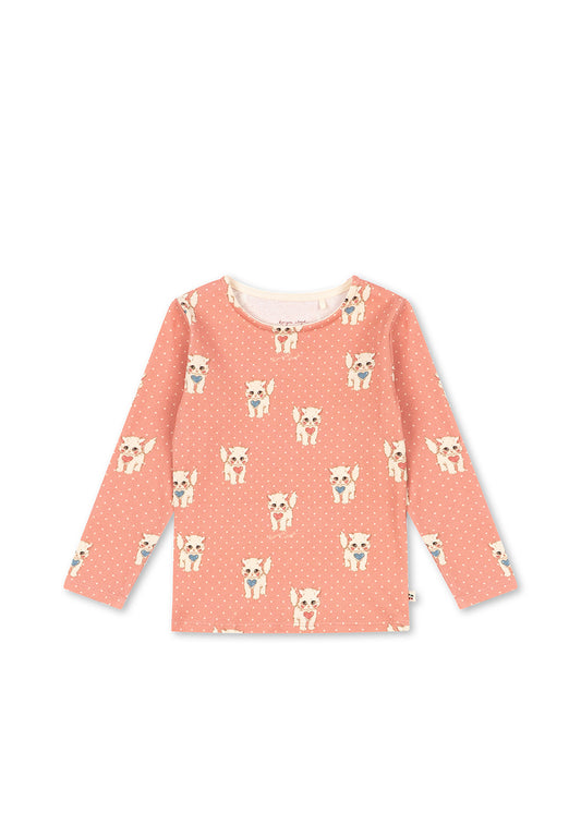 [Konges slojd] Ella Tee GOTS - Ciao Miao Rose