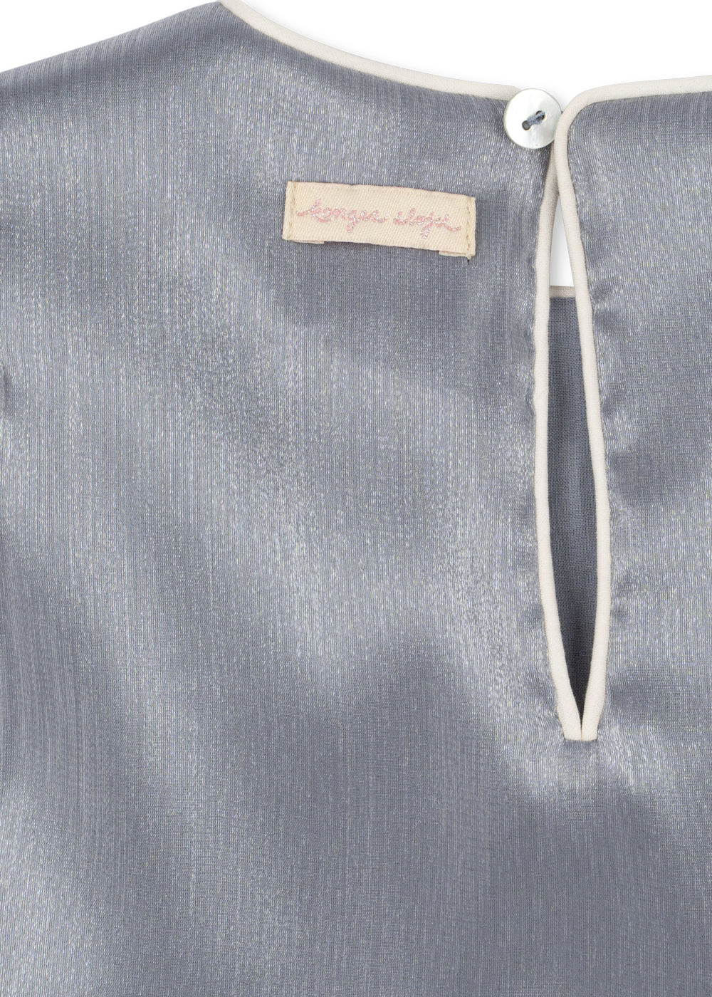[Konges slojd]Fia Frill Dress GRS - Sleet