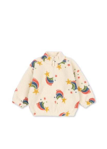 [Konges slojd]Jody Teddy Half Zip GRS -Rainbow Star
