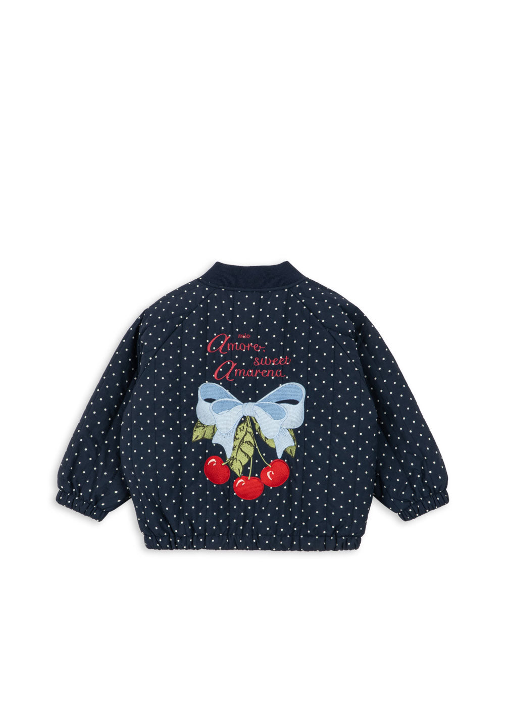 [Konges slojd]Juno Printed Dot Bomber Jacket - Dot Nuit Petit