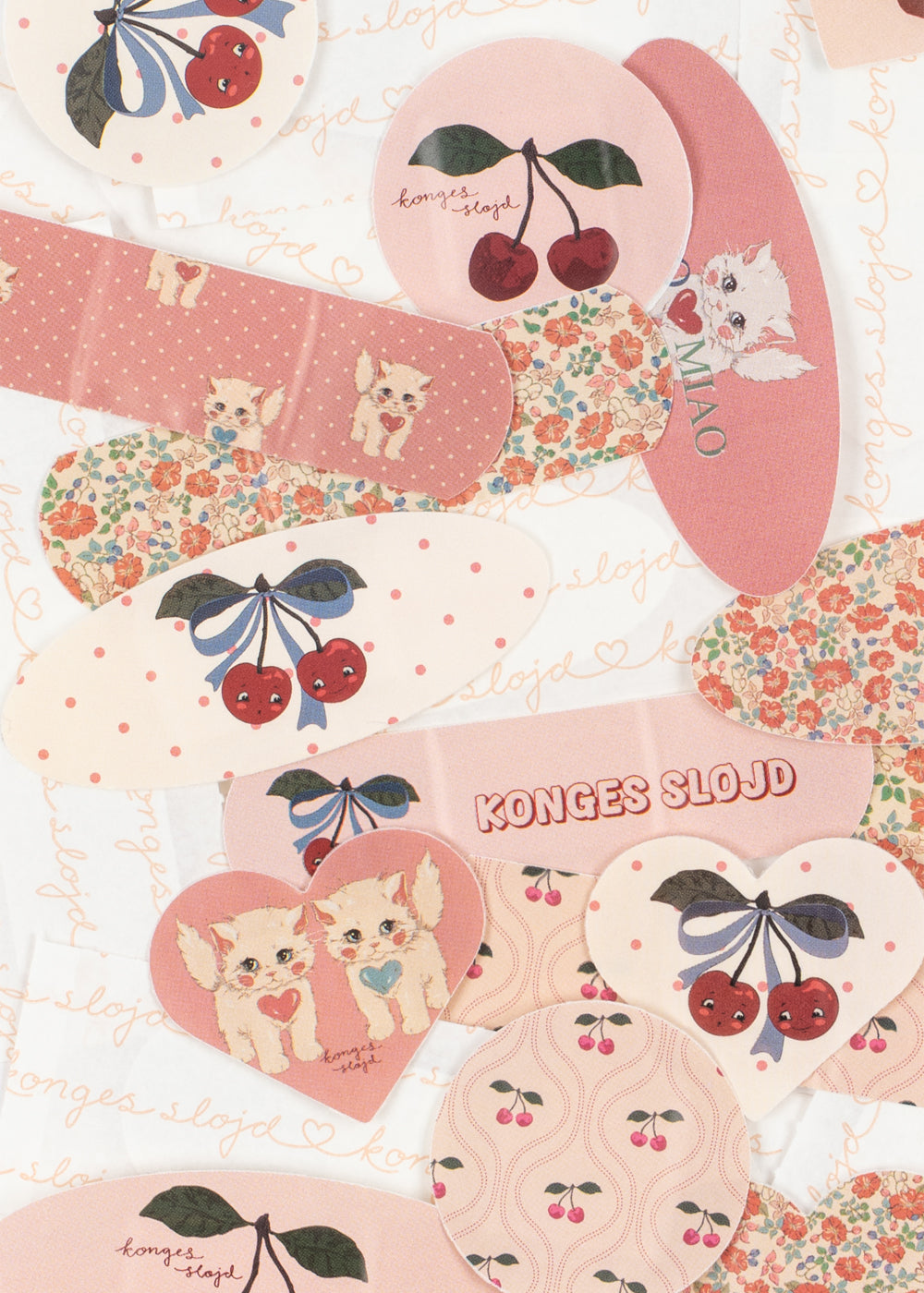[Konges slojd] Kiss and Comfort Bandages - Cherry