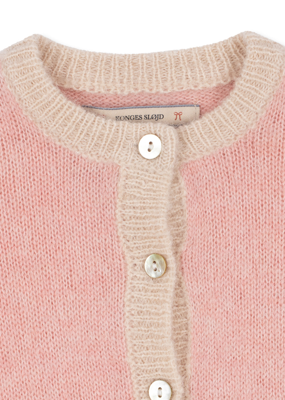 [Konges slojd]Kitty Cardigan - Silver Pink