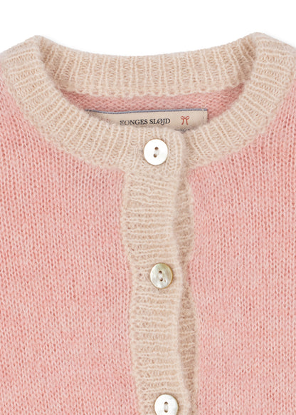 [Konges slojd]Kitty Cardigan - Silver Pink