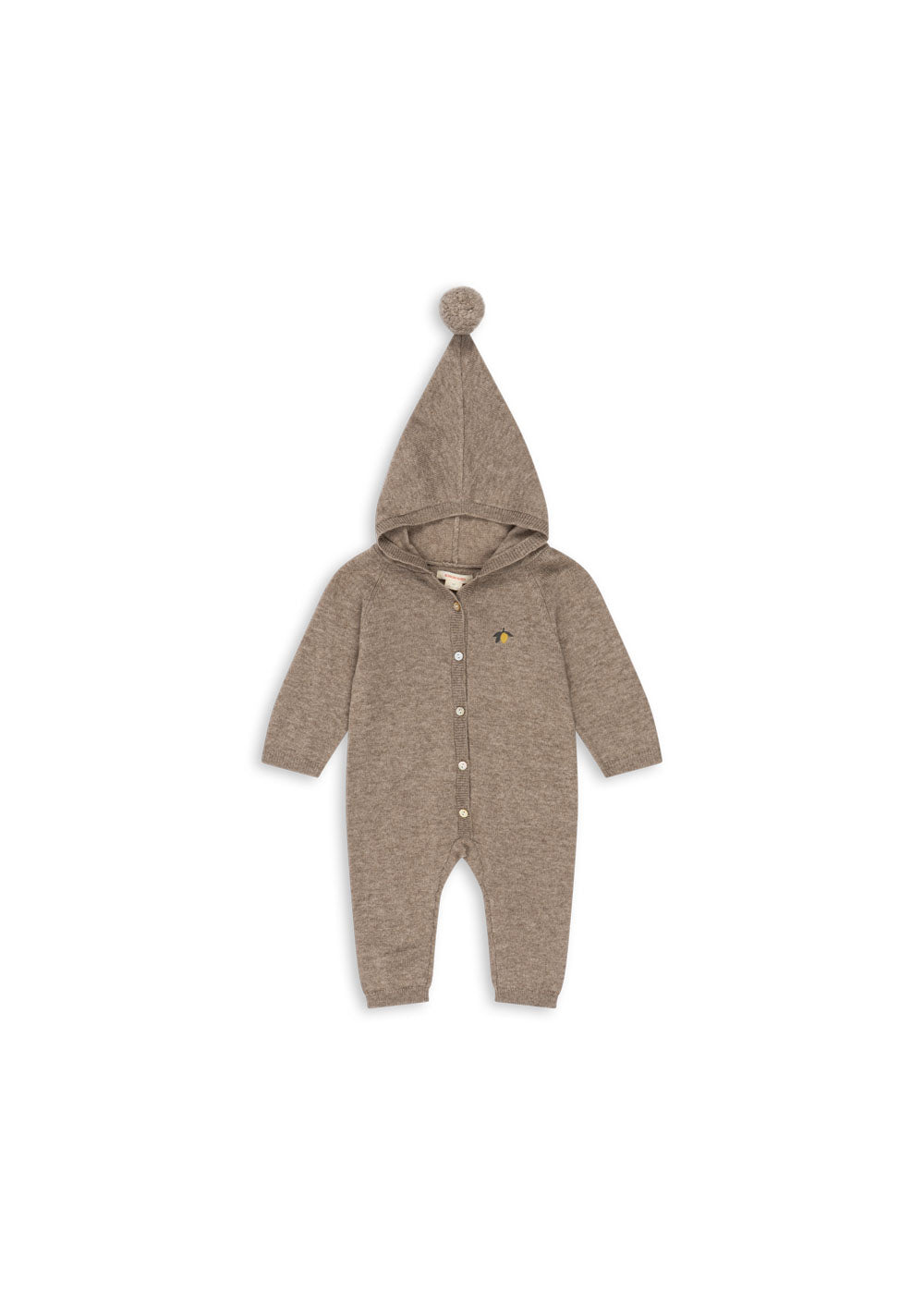 [Konges slojd]Mattou Knit Onesie - Light Brown