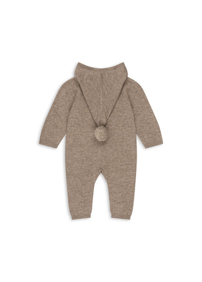 [Konges slojd]Mattou Knit Onesie - Light Brown