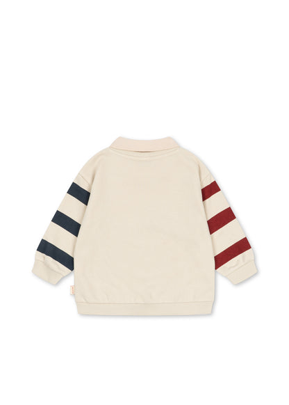 [Konges slojd]Spotty Sweat Shirt GOTS - Brown Rice