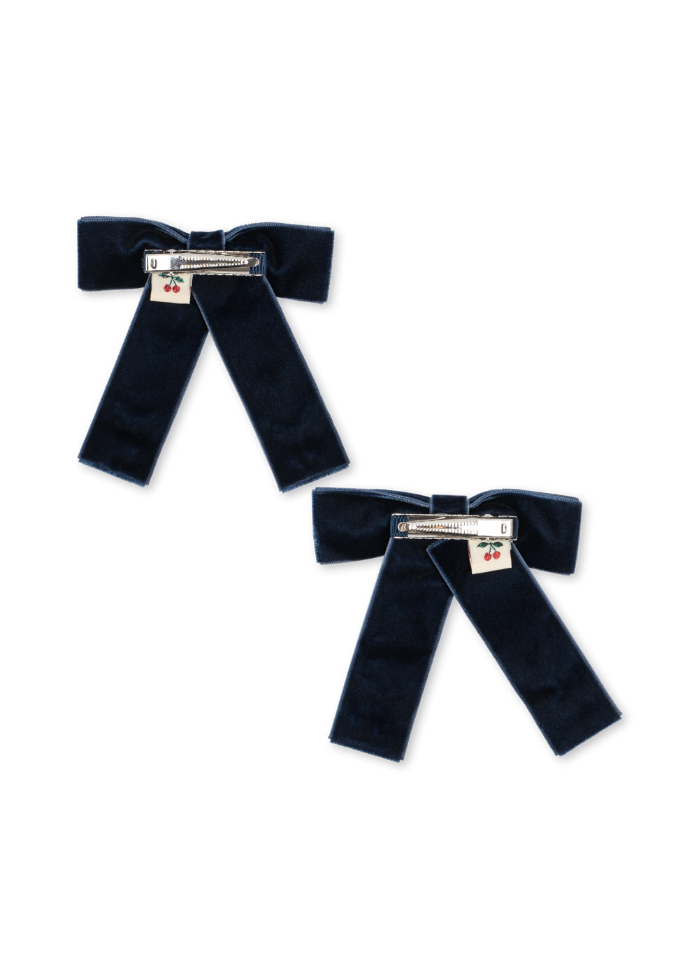 [Konges Slojd]2Pack Juliette Bow Hair Clip - Navy