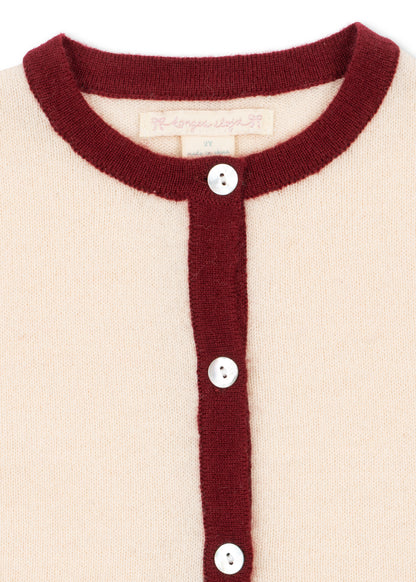 [Konges slojd] Alette Cardigan -Pale Blush