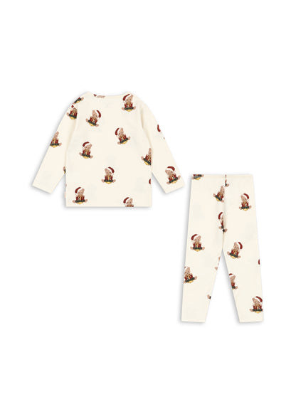 [Konges slojd] Basic Blouse / Pants Set GOTS -Teddy Bear
