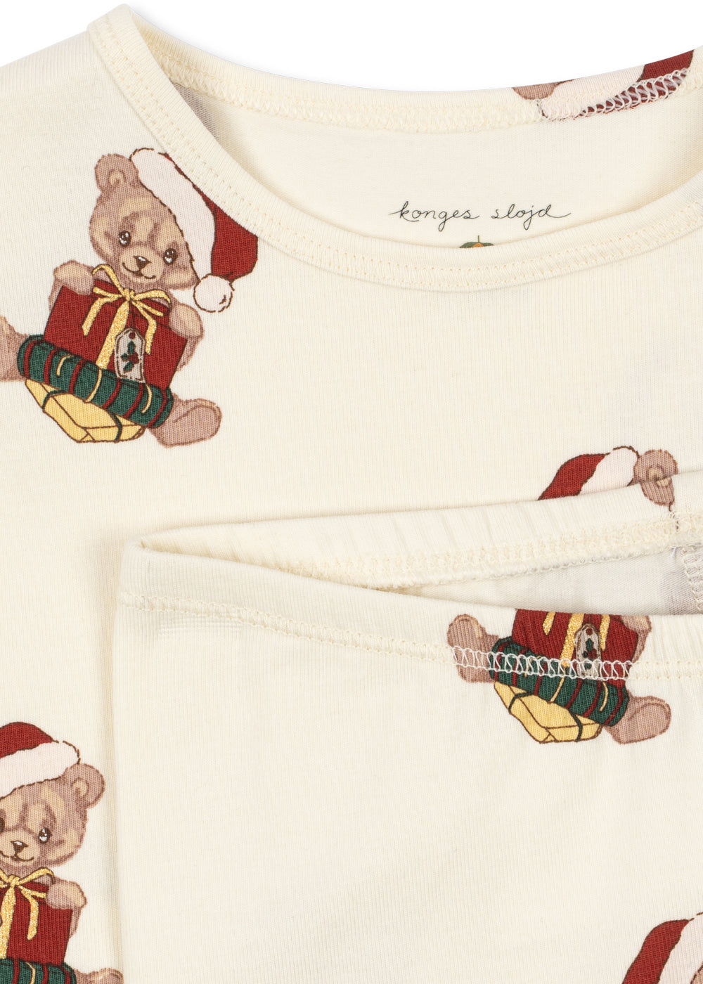 [Konges slojd] Basic Blouse / Pants Set GOTS -Teddy Bear