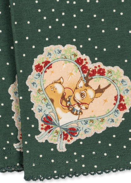 [Konges slojd] Basic Blouse / Pants Set GOTS - Deer Dairy Green