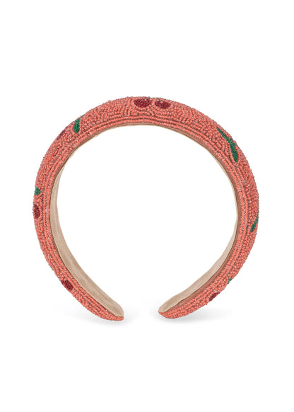 [Konges Slojd]Beaded Hairbrace - Cherry