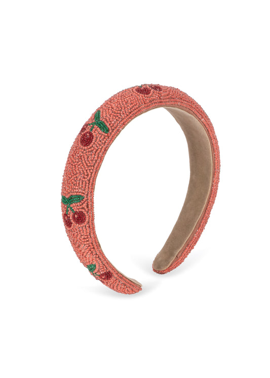 [Konges Slojd]Beaded Hairbrace - Cherry
