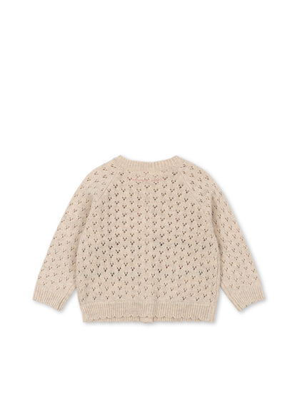 [Konges slojd]Belle Cardigan - Cream And Tulips