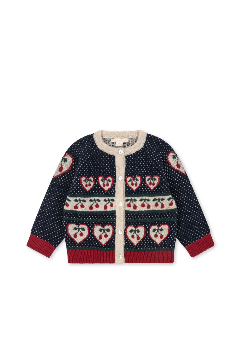 [Konges slojd] Belou Cardigan-Cherry