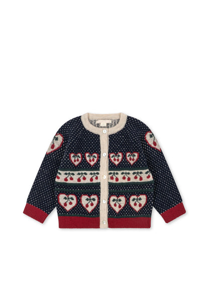 [Konges slojd] Belou Cardigan-Cherry