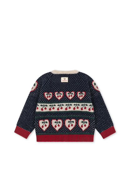 [Konges slojd] Belou Cardigan-Cherry