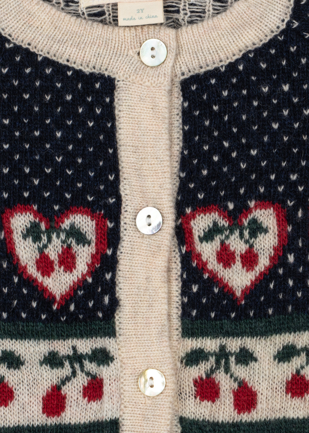 [Konges slojd] Belou Cardigan-Cherry