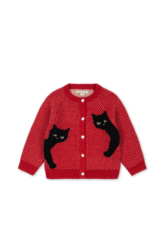 [Konges slojd] Belou Cardigan -Cat Rouge