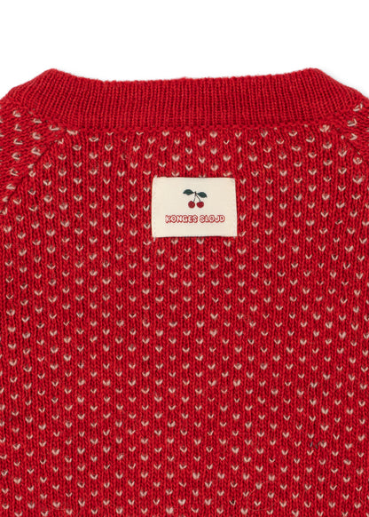 [Konges slojd] Belou Cardigan -Cat Rouge