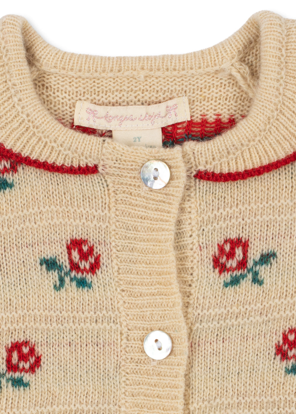 [Konges slojd] Belou Cardigan -Rose Cream