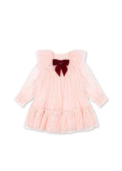 [Konges slojd]Bow Dress - Creole Pink