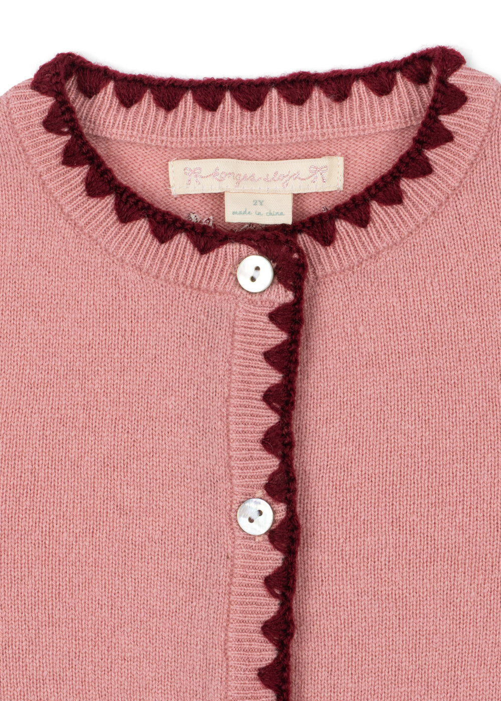 [Konges slojd]Collette Cardigan - Pale Blush