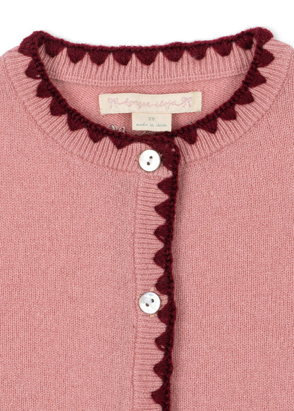 [Konges slojd]Collette Cardigan - Pale Blush