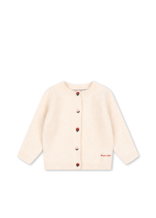 [Konges slojd]Fleuri Cardigan - Buttercream