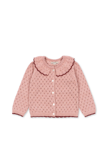 [Konges slojd] Holiday Knit Cardigan - Mellow Rose