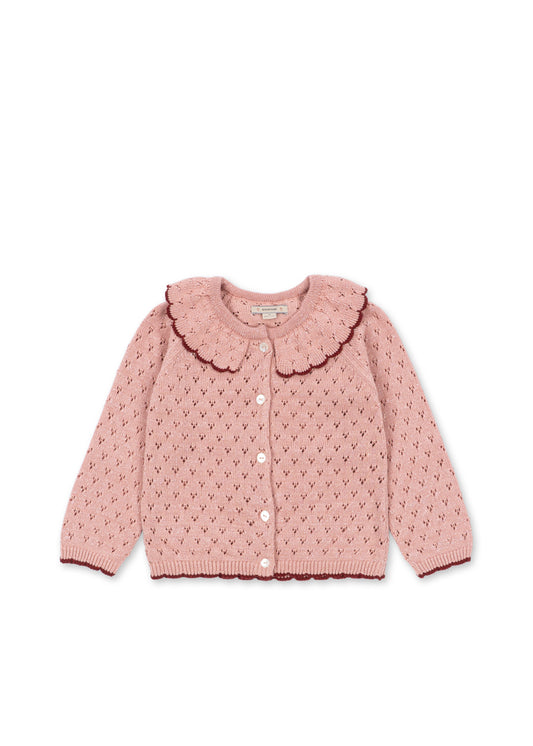 [Konges slojd] Holiday Knit Cardigan - Mellow Rose