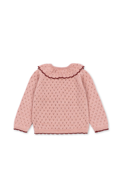 [Konges slojd] Holiday Knit Cardigan - Mellow Rose