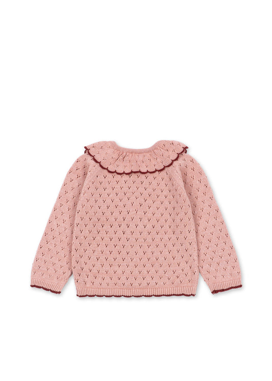 [Konges slojd] Holiday Knit Cardigan - Mellow Rose