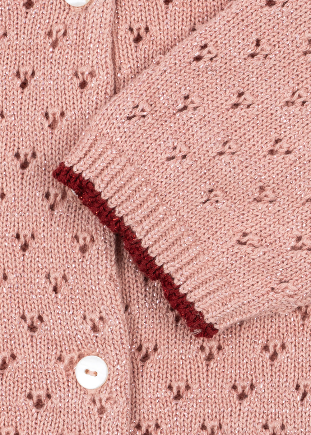 [Konges slojd] Holiday Knit Cardigan - Mellow Rose