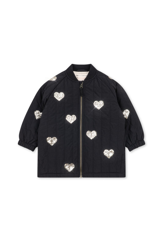 [Konges slojd]Juno Sequin Long Jacket - Black