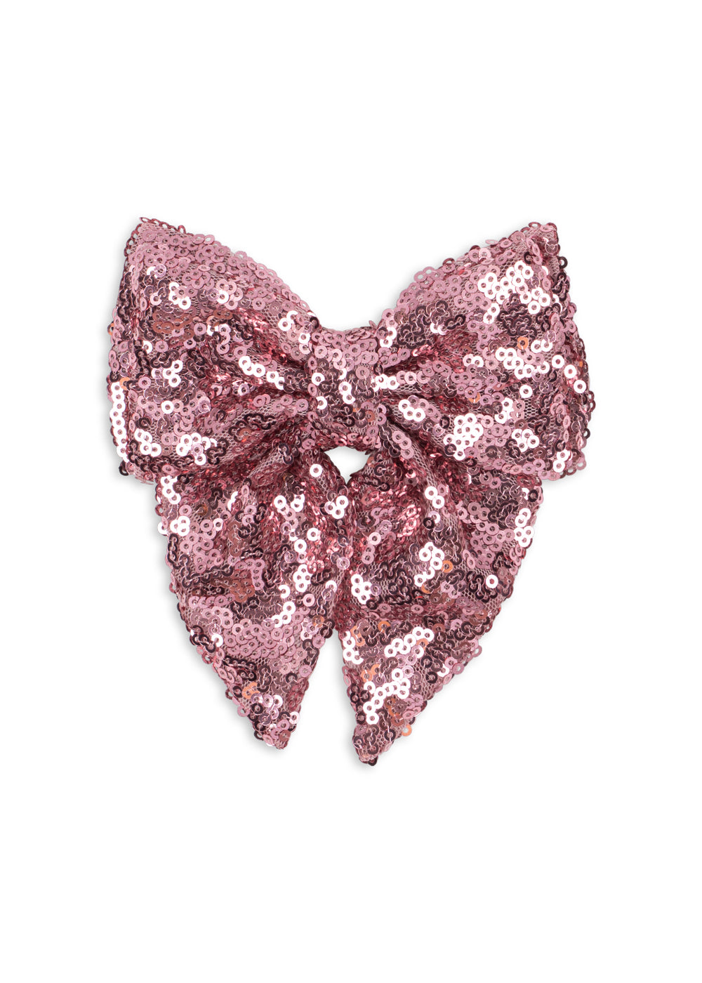 [Konges Slojd]|Tindra Sequin Bow Hair Clip - Rosewater