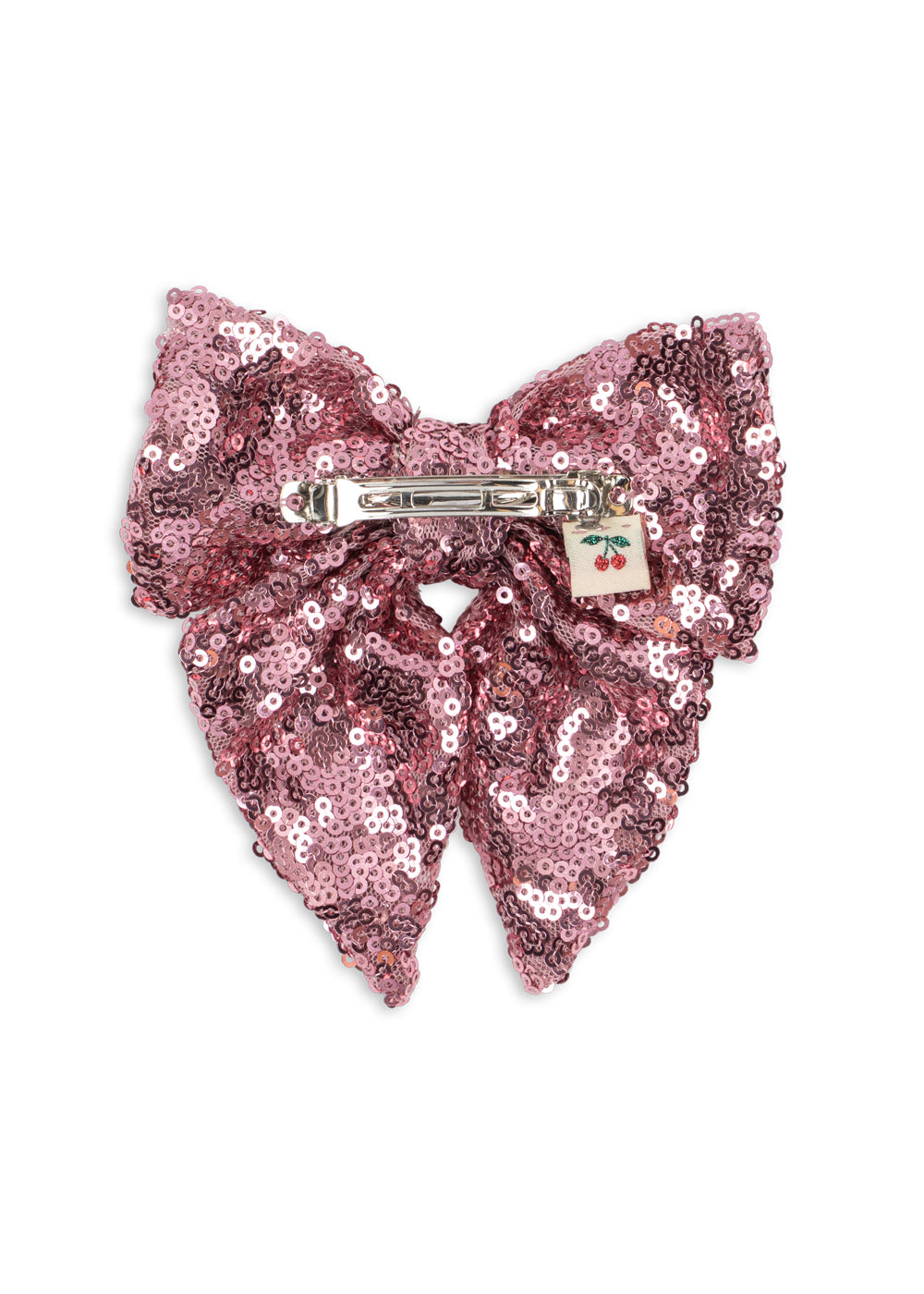 [Konges Slojd]|Tindra Sequin Bow Hair Clip - Rosewater