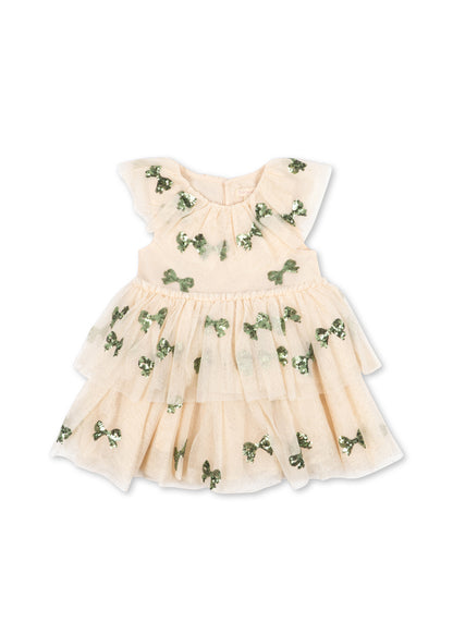 [Konges slojd] Yvonne Frill Dress -Bowie Fir Sequin